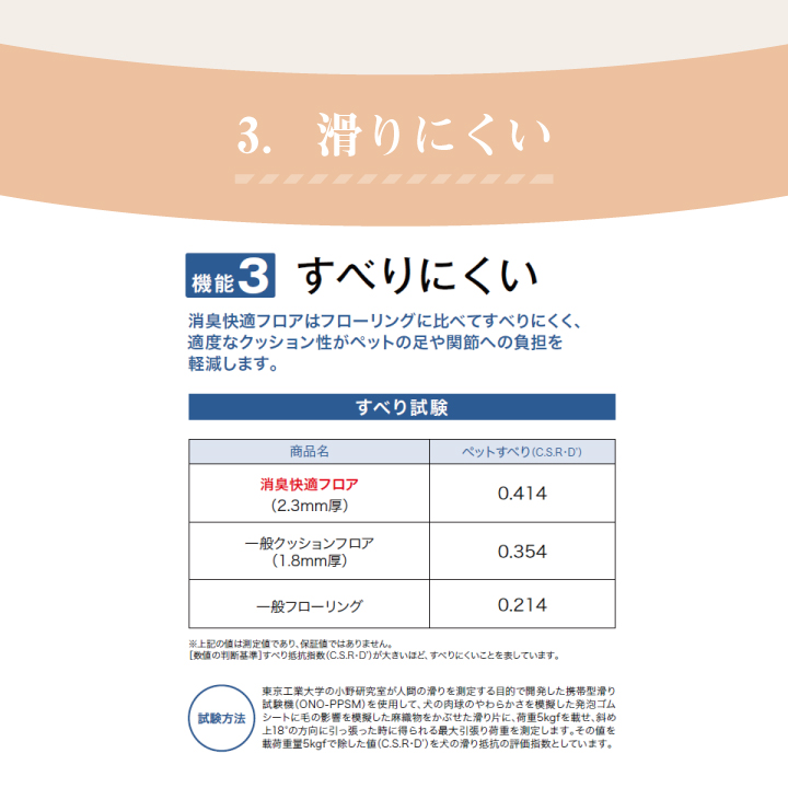 ペット対応クッションフロア 消臭快適フロア HW10176～10183